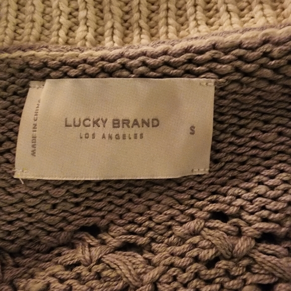 LUCKY DISTRESSED College Sweater - Picture 4 of 6